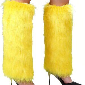 Faux Fur Leg Warmers